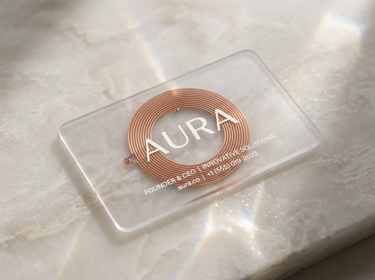 Clear PVC NFC Smart Card